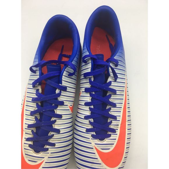 Nike Mercurial Soccer Cleats Womens 7.5 Blue Crimson Victory VII FG - Picture 6 of 9